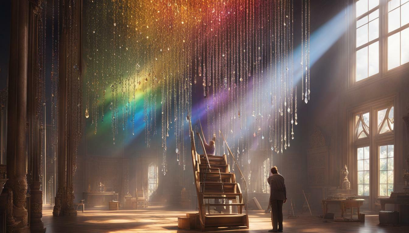 How To Hang Crystals From Ceiling