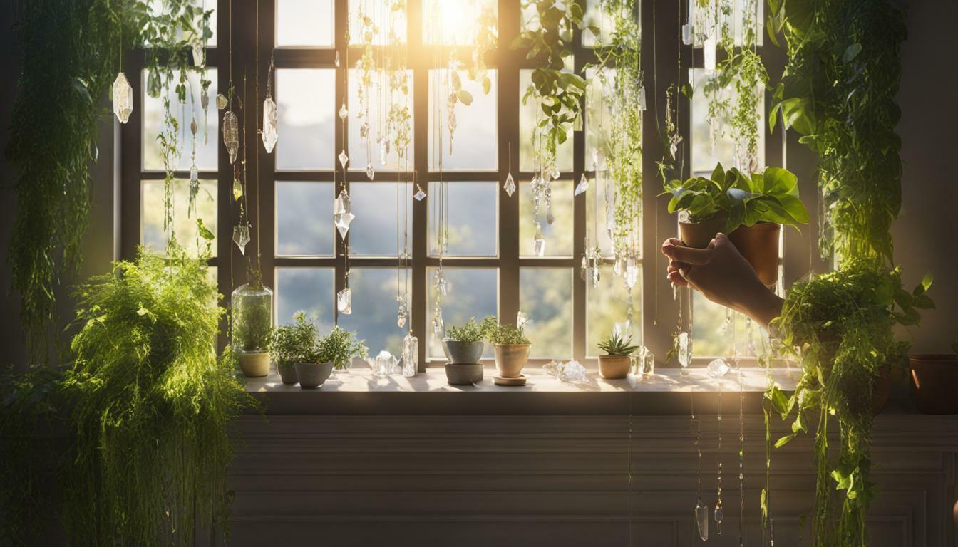 How To Hang Crystals In Window