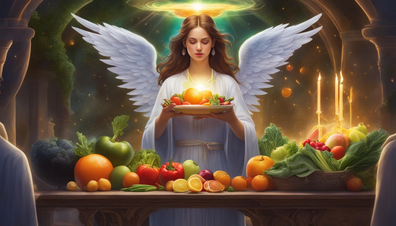 Can angel cards provide guidance on diet and nutrition?