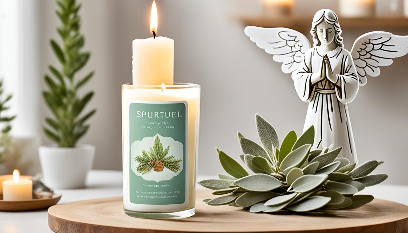 How do you cleanse your space before an angel card reading?