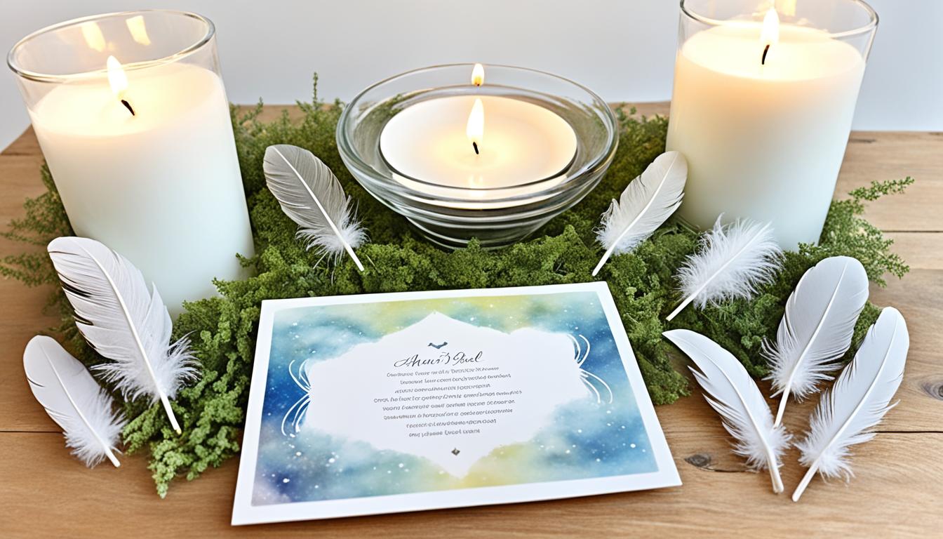 How do you create a sacred space for angel card readings?
