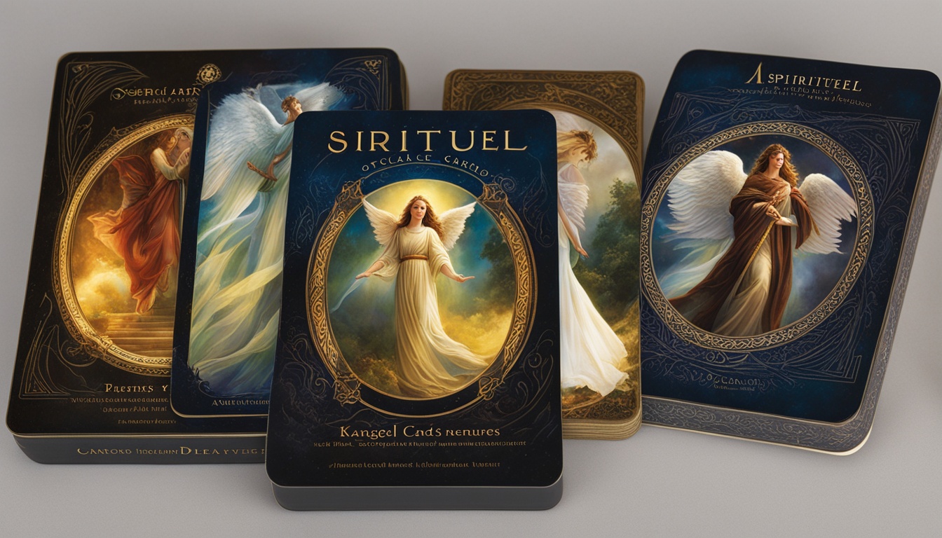 How do you differentiate between angel cards and oracle cards?