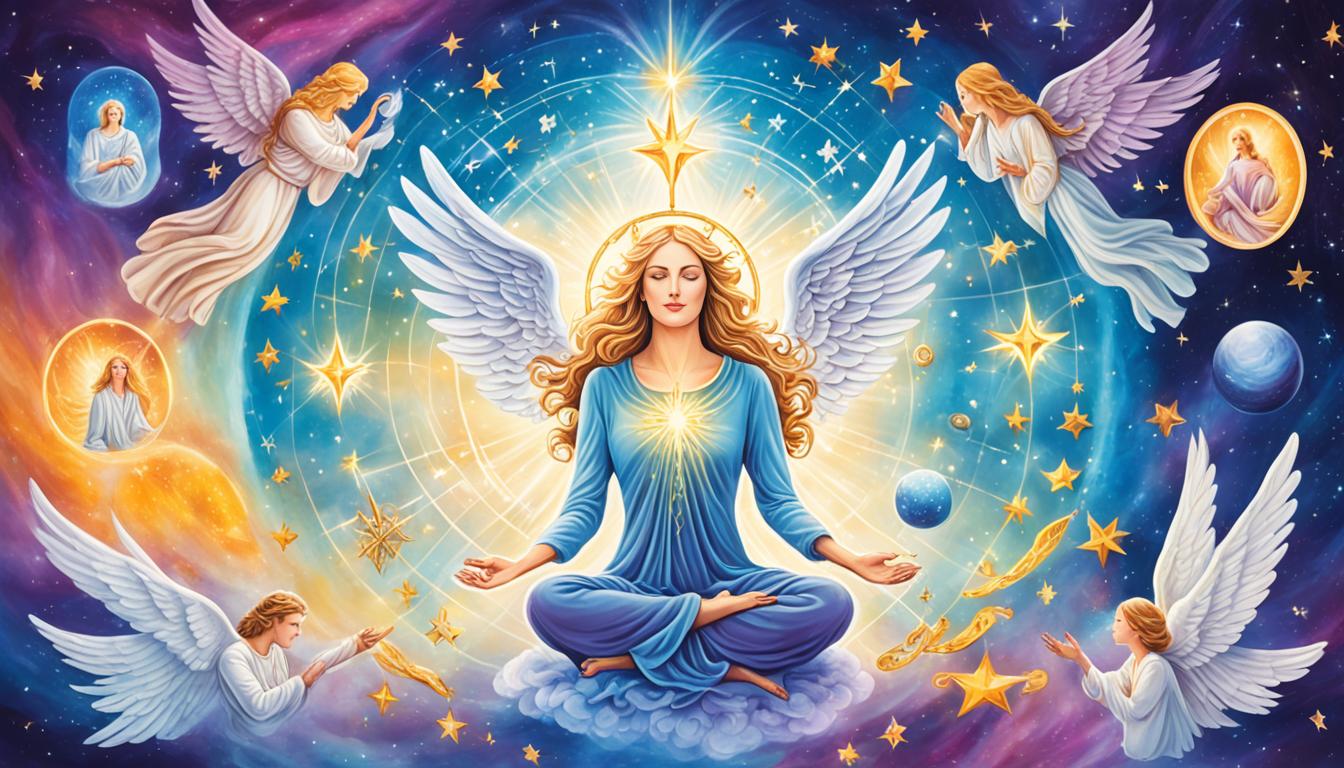 How do you integrate angel card readings with astrology?