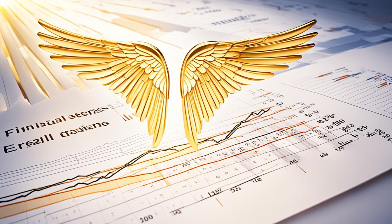 How do you interpret angel cards in a financial reading?