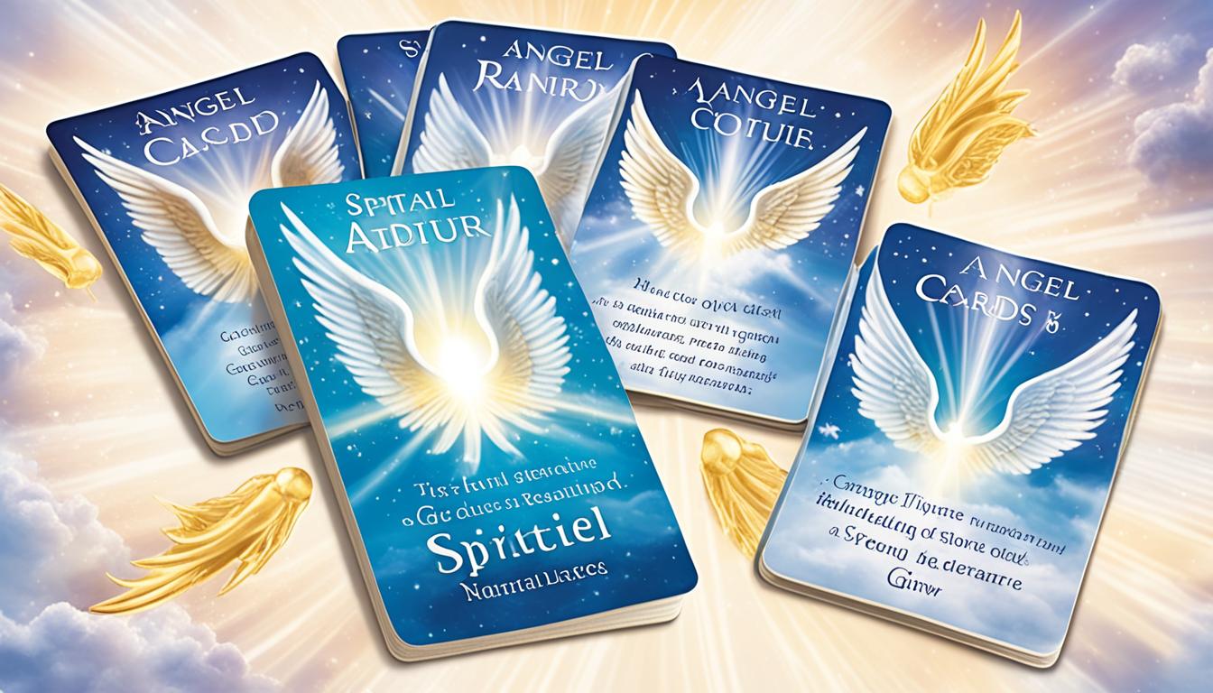 How do you interpret angel cards in a three-month forecast spread?