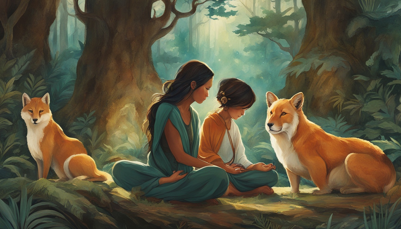 How can art and creativity help in connecting with spirit animals?