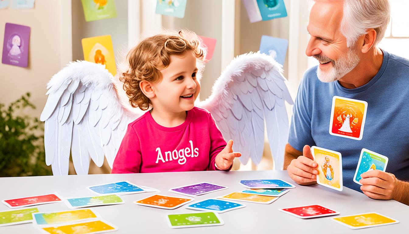 How do you read angel cards for children?