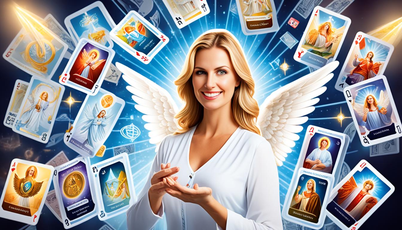 How do you use angel cards for career planning?