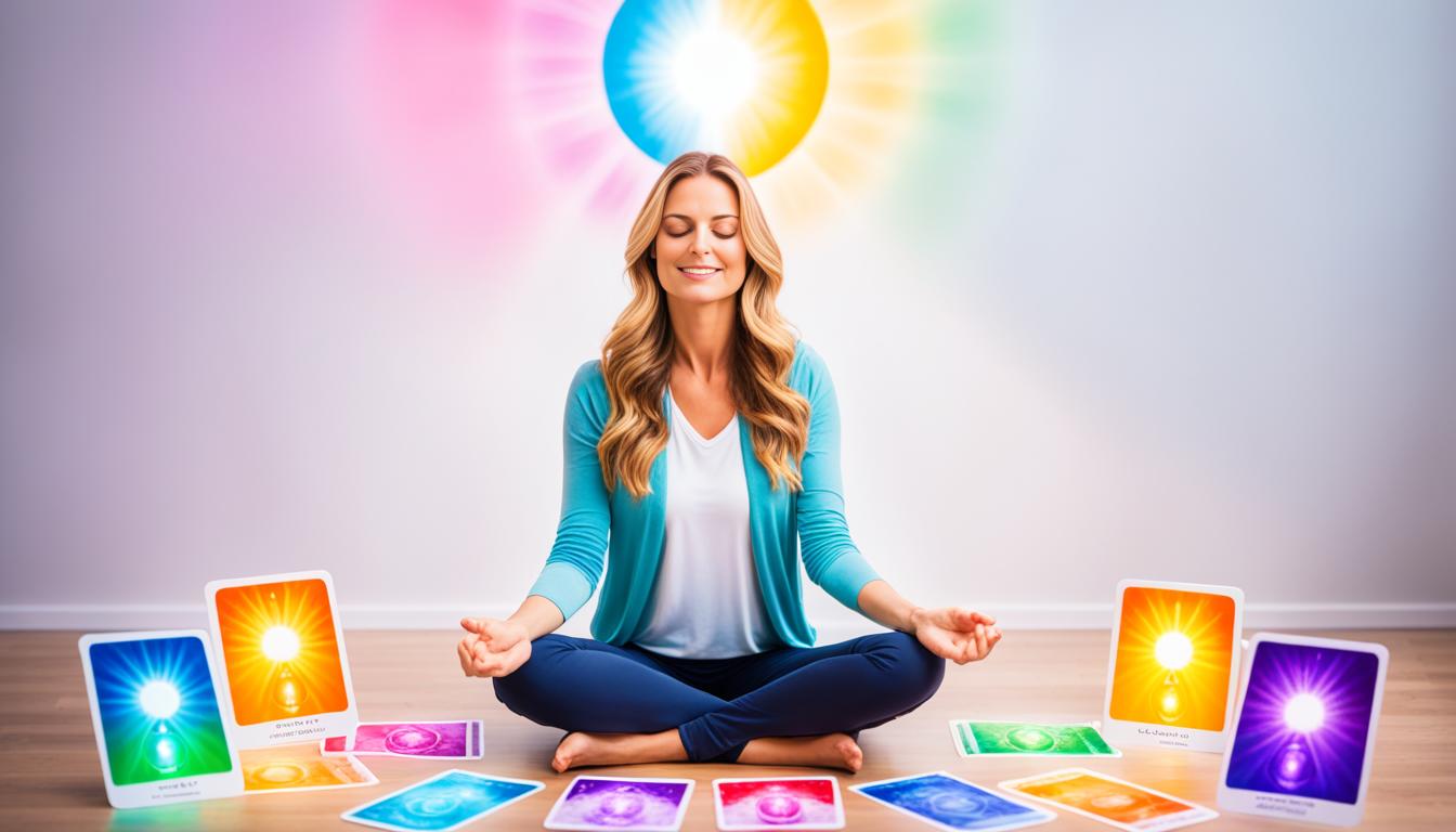 How do you use angel cards for chakra balancing?