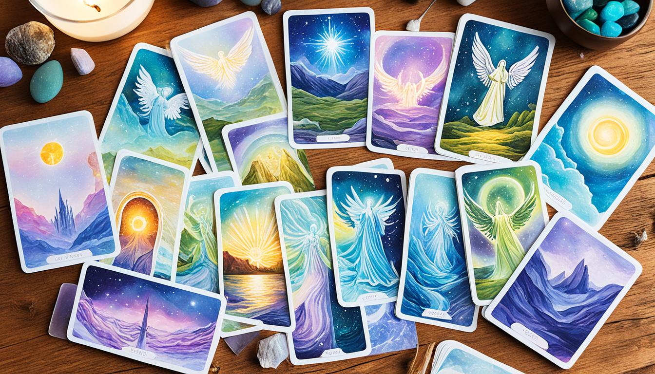 How do you use angel cards for creative inspiration?