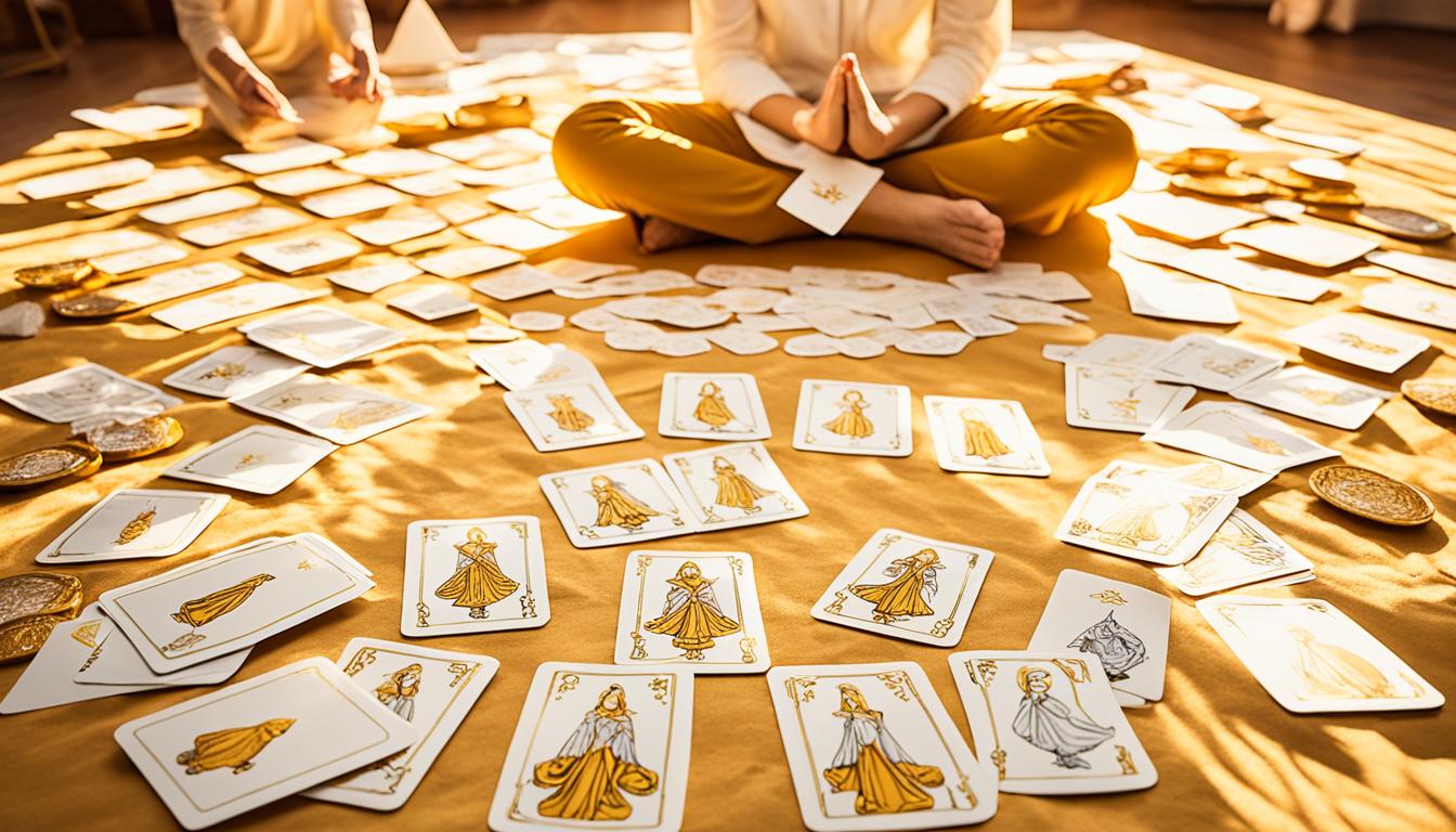 How do you use angel cards for relationship guidance?