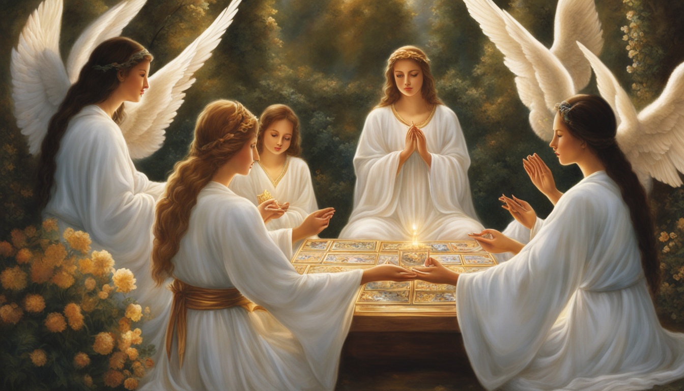 How do you use angel cards for spiritual clarity?