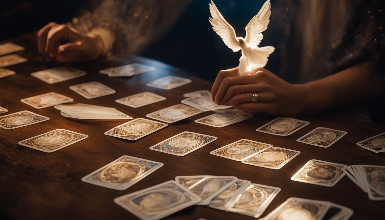 How do you use angel cards for spiritual growth?