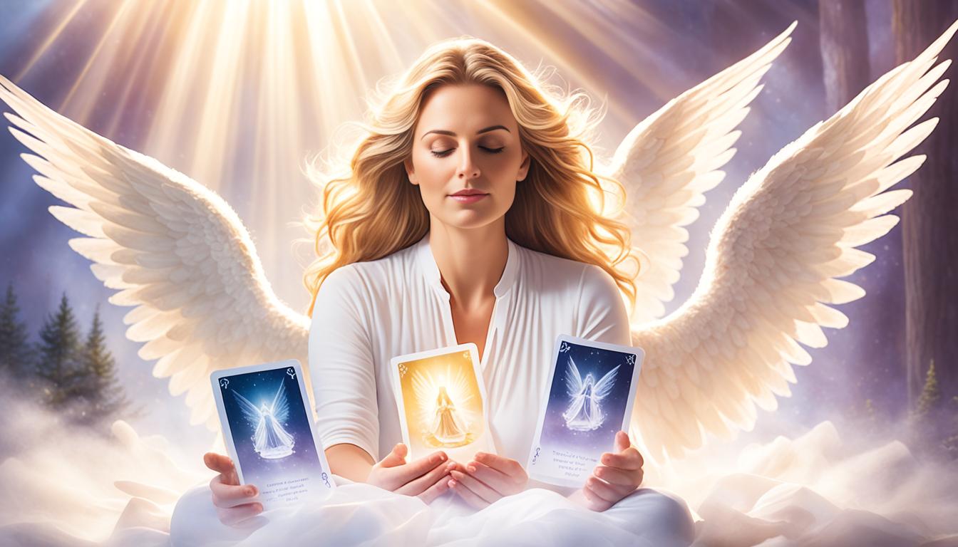 How do you use angel cards to connect with your inner wisdom?