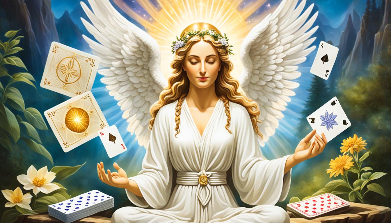 How do you use angel cards to deepen your spiritual practice?