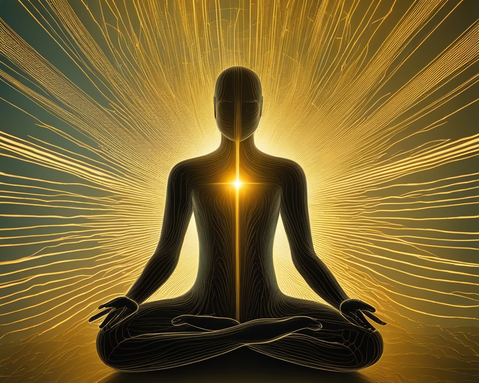 How does energy healing work with the body's energy meridians?