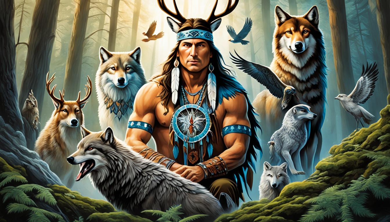 What are some famous historical or cultural figures with spirit animals?