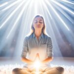 How do you use crystals to repair a damaged aura?