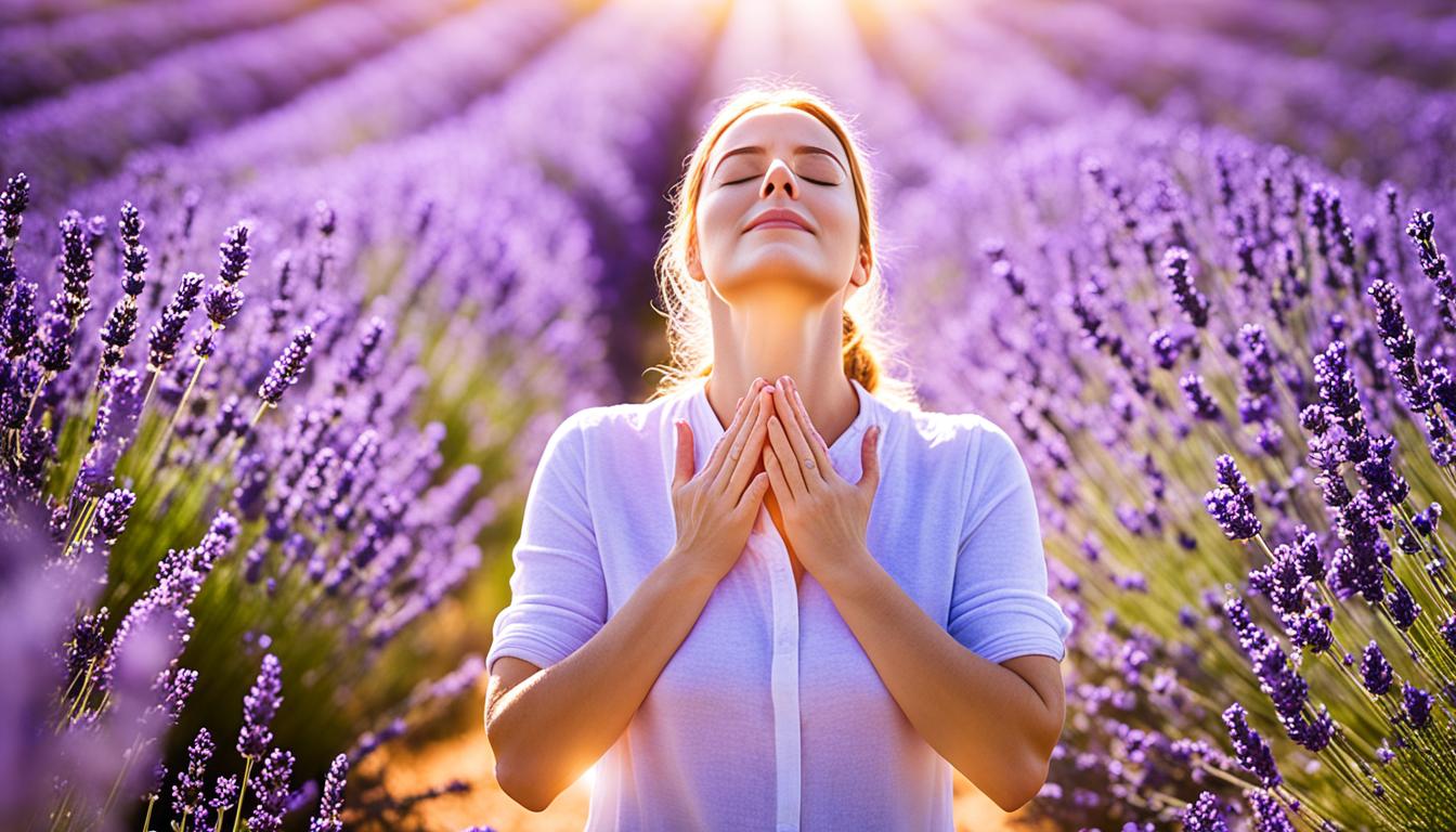 How do you use essential oils to cleanse your aura?
