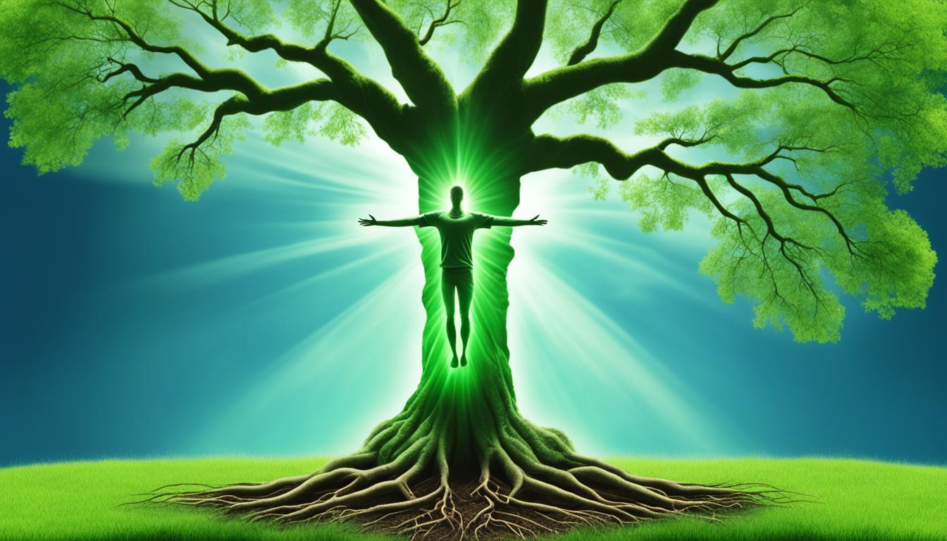 How do you use grounding techniques to strengthen and balance your aura?