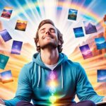 How do you use guided meditations to enhance your aura reading skills?