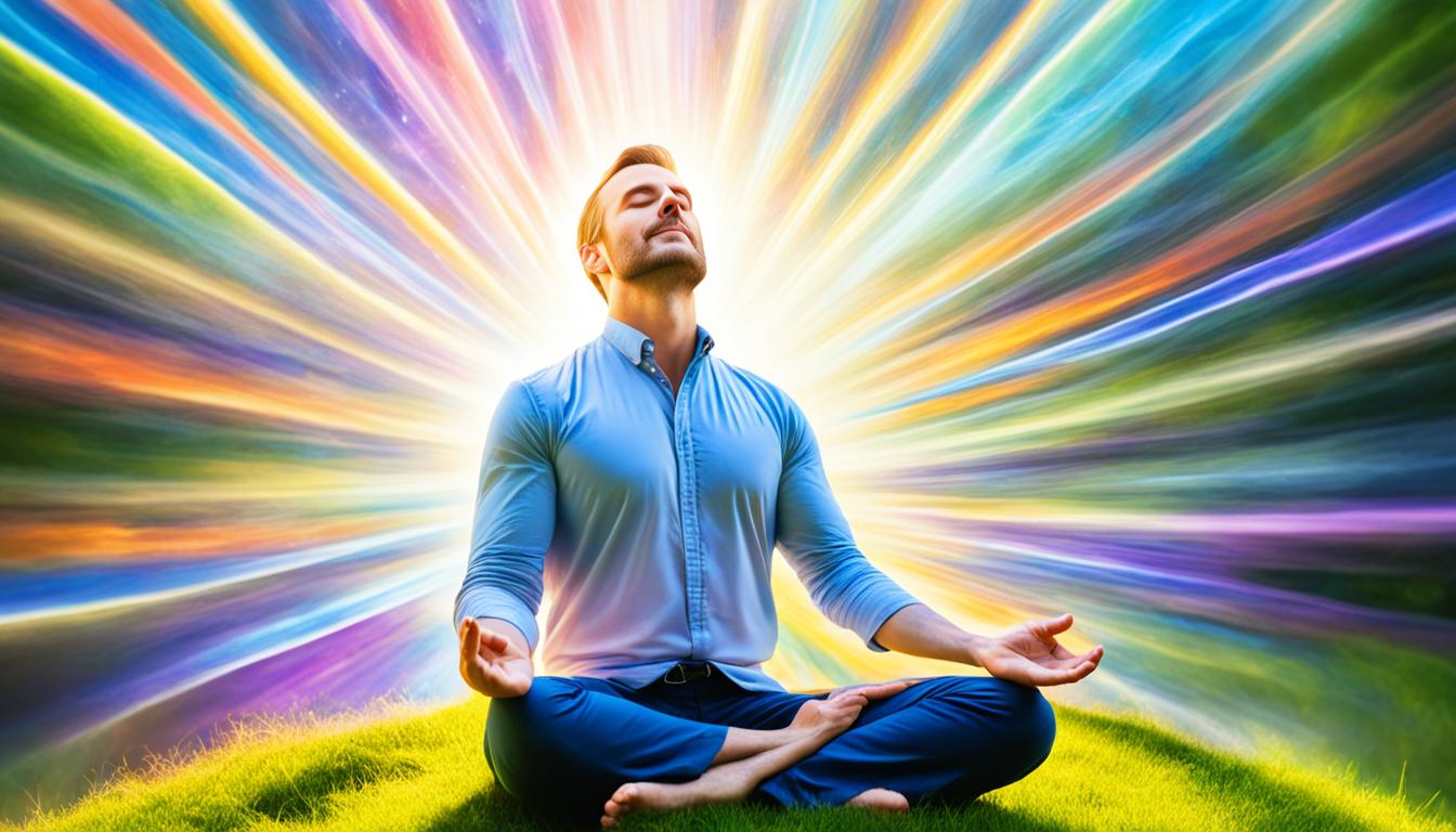 How do you use visualization techniques to see auras?