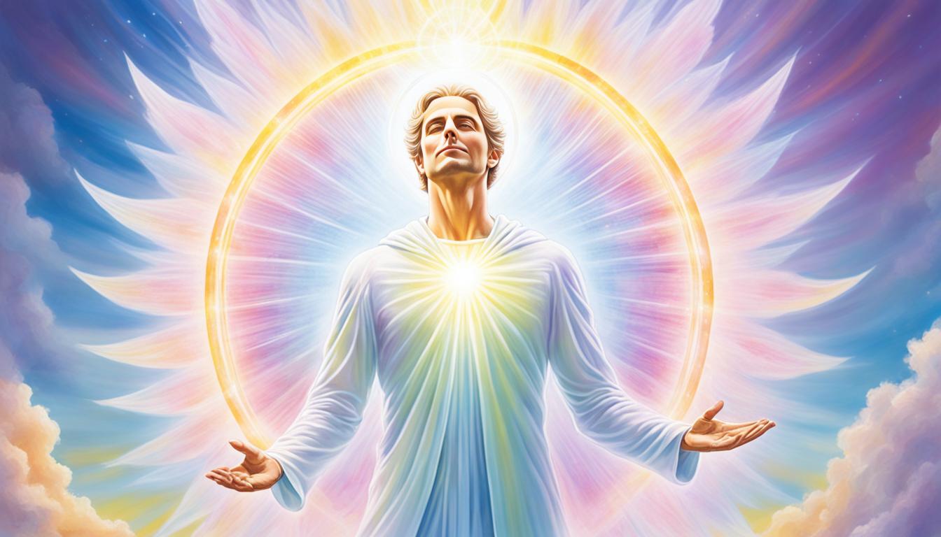 What does an aura with a halo signify?