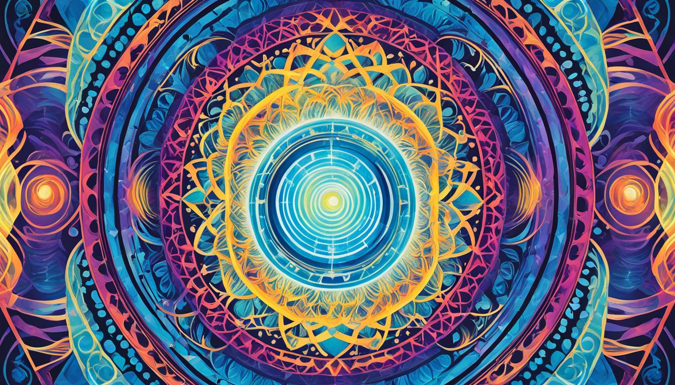 What does an aura with a ring pattern mean?