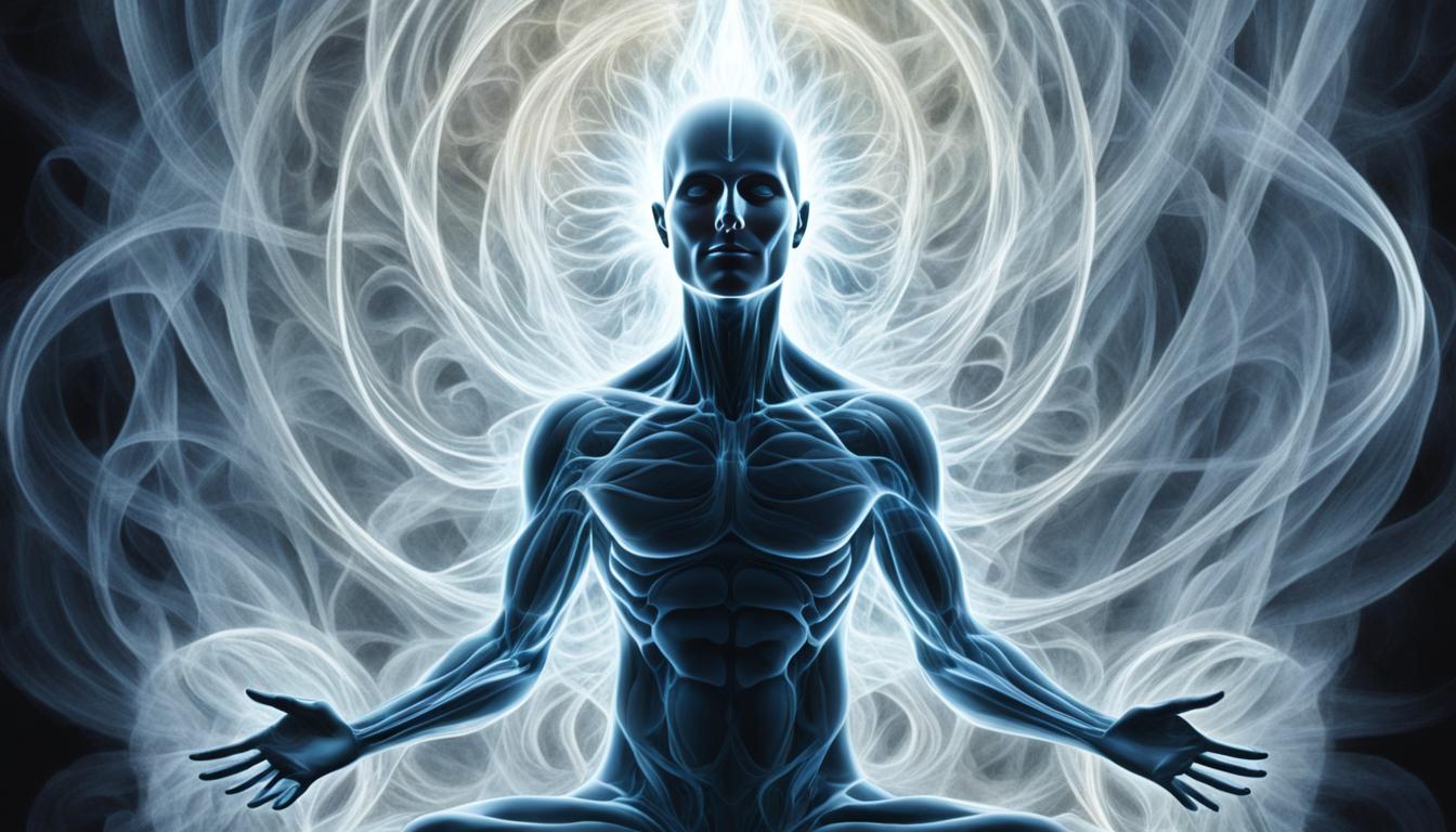 What does an aura with a smoky, hazy look mean?