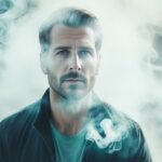 What does an aura with a smoky or hazy look indicate?