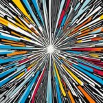 What does an aura with a static-like quality signify?