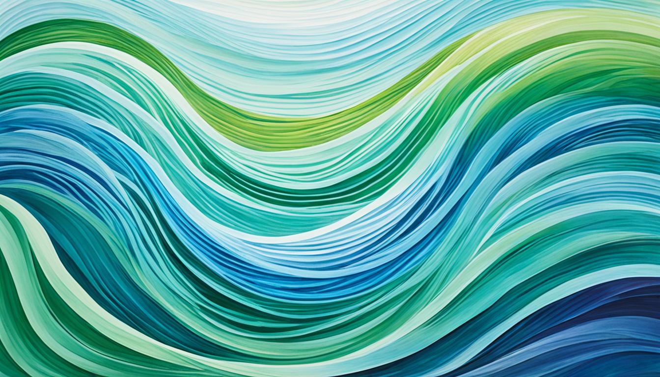 What does an aura with a wave pattern mean?