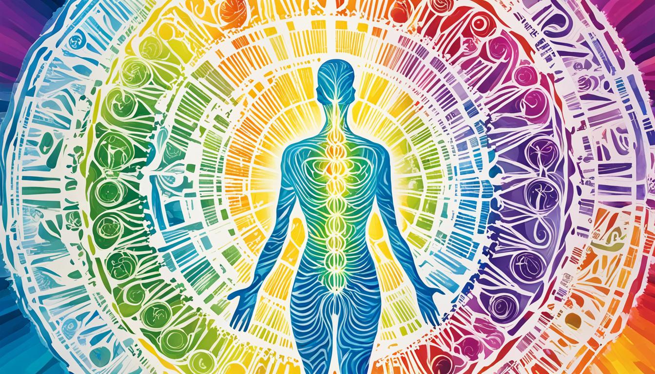 What is the connection between the aura and physical health?