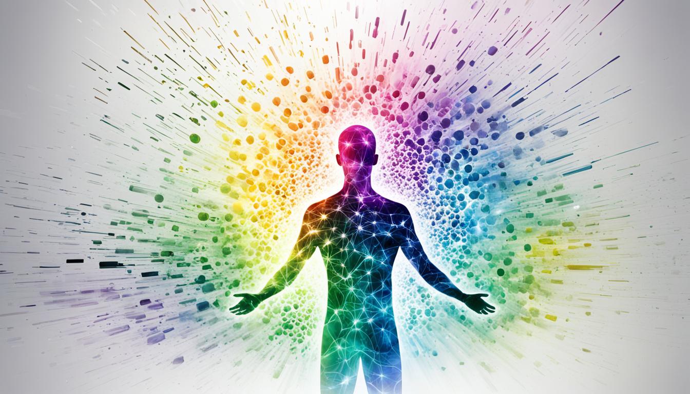 What is the significance of an aura with a vibrant and pulsating energy?