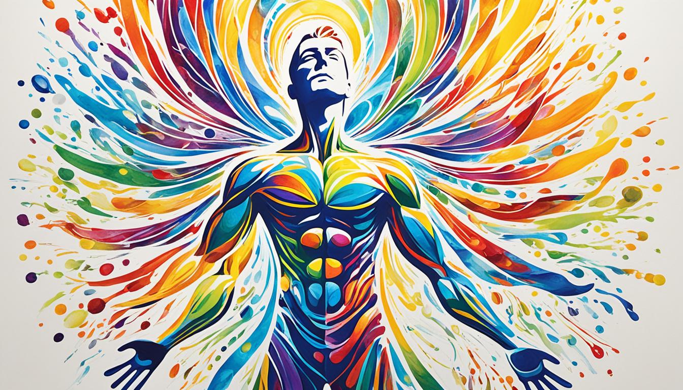 What is the significance of an aura with a vibrant, energetic quality?